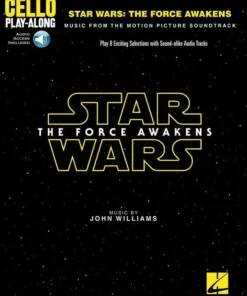Crescendo Music Manuscript Cello Play Along : Star Wars The Force Awakens