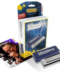 Hohner Silver Star 10-Hole Diatonic Harmonica Folk & Native