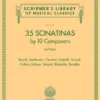 Hal Leonard Manuscript 35 Sonatinas By 10 Composers For Piano