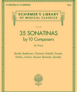 Hal Leonard Manuscript 35 Sonatinas By 10 Composers For Piano