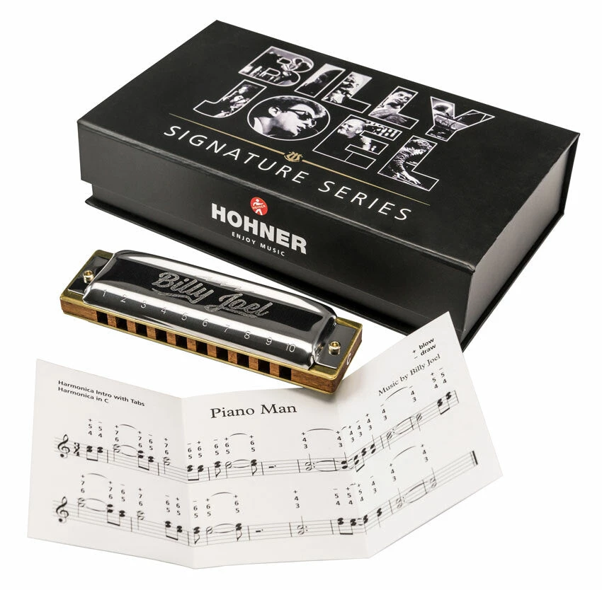 Hohner "Billy Joel" Signature Series Harmonica Folk & Native 6 Hohner "Billy Joel" Signature Series Harmonica Folk & Native