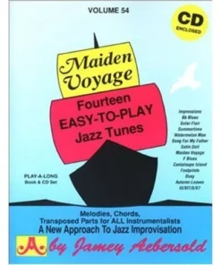 Crescendo Music Manuscript Maiden Voyage Vol 54 Jamey Aebersold