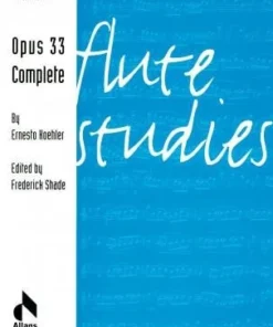 Crescendo Music Koehler Opus 33 Flute Complete Ed By Shade Manuscript