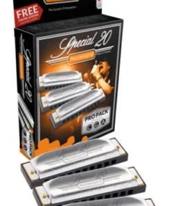 Folk & Native Hohner Special 20 Harmonica 3-Pce Pro Pack In The Keys C, G, A