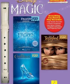 Crescendo Music Disney Magic Learn & Play Recorder Pack Manuscript