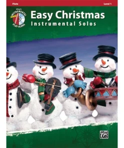 Crescendo Music Easy Christmas Instrumental Solos Flute Bk/CD