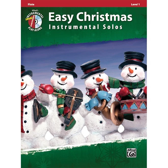 Crescendo Music Easy Christmas Instrumental Solos Flute Bk/CD 3 Crescendo Music Easy Christmas Instrumental Solos Flute Bk/CD