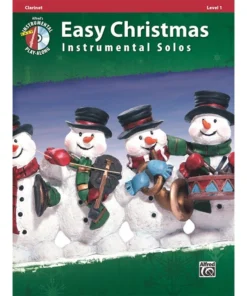 Crescendo Music Easy Christmas Instrumental Solos Clarinet Bk/CD