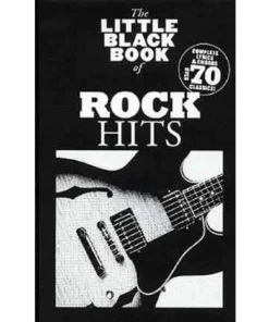 Crescendo Music Manuscript Little Black Songbook Rock Hits Guitar