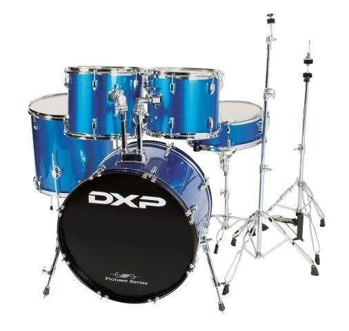 Crescendo Music DXP Pioneer Series Drum Kit TXP35BL Percussion 3 Crescendo Music DXP Pioneer Series Drum Kit TXP35BL Percussion