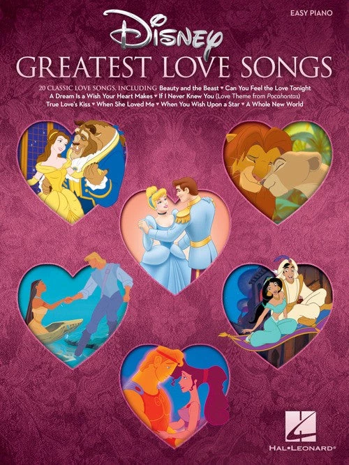 Hal Leonard Disney Greatest Love Songs Easy Piano Manuscript 3 Hal Leonard Disney Greatest Love Songs Easy Piano Manuscript