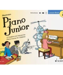 Crescendo Music Heumann Piano Junior Lesson Book Manuscript