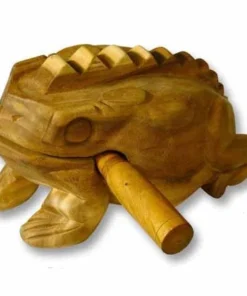 Crescendo Music Wood Frog Block Or Guiro