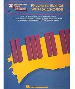 Hal Leonard Manuscript Ez Play 1 Favourite Songs With 3 Chords Keyboard