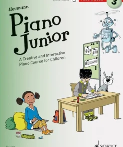 Crescendo Music Manuscript Heumann Piano Junior Theory Book