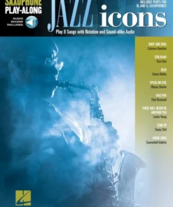 Crescendo Music Jazz Icons Saxophone Play-Along Volume 11 Manuscript