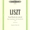 Hal Leonard Manuscript Three Concert Etudes S 144