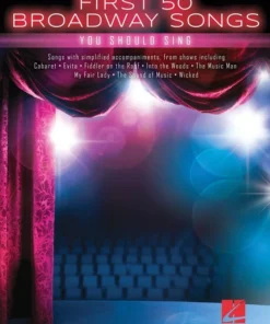 Crescendo Music FIRST 50 BROADWAY SONGS YOU SHOULD SING HIGH VOICE Manuscript