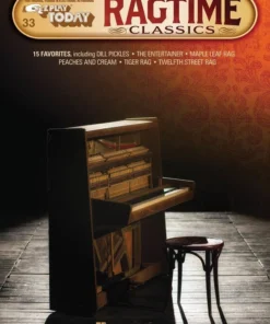 Crescendo Music Manuscript EZ Play 33 Ragtime Classics