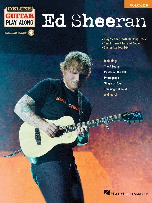 Crescendo Music Ed Sheeran Deluxe Guitar Play-Along Volume 9 Manuscript 3 Crescendo Music Ed Sheeran Deluxe Guitar Play-Along Volume 9 Manuscript
