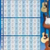 Hal Leonard Guitar Scales Poster Manuscript