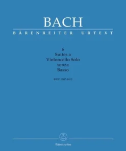 Crescendo Music 6 Suites For Cello Solo By Bach Manuscript