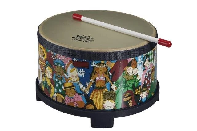 Crescendo Music Percussion REMO Rhythm Club Floor/Table Tom 3 Crescendo Music Percussion REMO Rhythm Club Floor/Table Tom