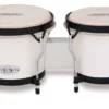 Crescendo Music Percussion Toca 6 & 7" Synergy Series Synthetic Bongos In White