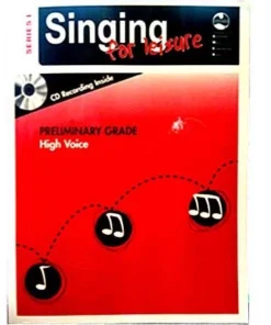 Crescendo Music Manuscript AMEB Singing For Leisure Series 1 High Voice