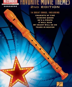 Crescendo Music Manuscript Favorite Movie Themes For Recorder 2nd Edition
