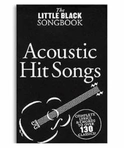 Crescendo Music Little Black Songbook Acoustic Hit Songs Guitar
