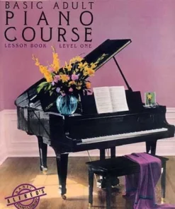 Alfred's Basic Adult Piano Course Lesson Book Only Manuscript