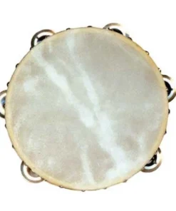 Crescendo Music Tambourine 8 1/2 Diameter 6 Jingles