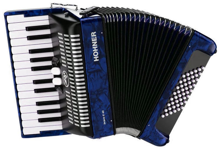 Hohner Bravo II 48 Bass Chromatic Accordion Folk & Native 5 Hohner Bravo II 48 Bass Chromatic Accordion Folk & Native
