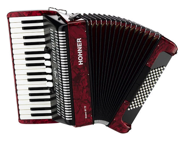 Hohner Bravo III 72 Bass Chromatic Accordion 5 Hohner Bravo III 72 Bass Chromatic Accordion