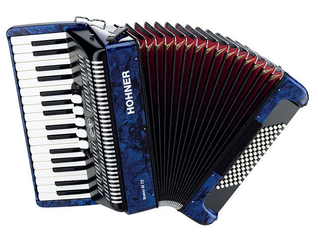 Hohner Bravo III 72 Bass Chromatic Accordion 3 Hohner Bravo III 72 Bass Chromatic Accordion
