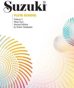 Crescendo Music Suzuki Flute School Method Piano Part Manuscript