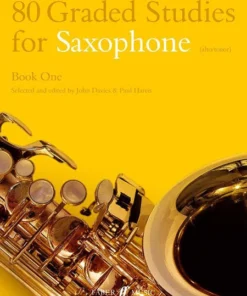 Crescendo Music Manuscript 80 Graded Studies For Alto / Tenor Saxophone Book 1