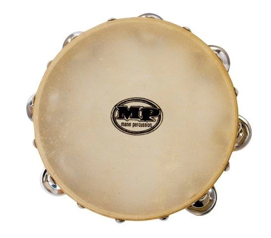 Crescendo Music Percussion 08 Inch Tambourine With 7 Pairs Of Jingles. Wood Rim With Calf Skin, Non-tunable 3 Crescendo Music Percussion 08 Inch Tambourine With 7 Pairs Of Jingles. Wood Rim With Calf Skin, Non-tunable