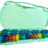 Crescendo Music Percussion Glockenspiel 27 Note Angel (Coloured Bars With Green Case) 2 Crescendo Music Percussion Glockenspiel 27 Note Angel (Coloured Bars With Green Case)