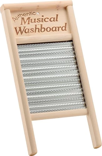 Crescendo Music Authentic Musical Washboard With Thimbles 3 Crescendo Music Authentic Musical Washboard With Thimbles