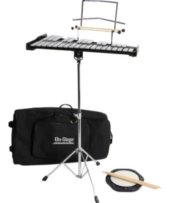Crescendo Music Percussion On Stage Glockenspiel Kit With Stand In Bag