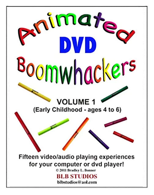 Boomwhackers "Animated Boomwhackers" DVD Only Percussion 3 Boomwhackers "Animated Boomwhackers" DVD Only Percussion