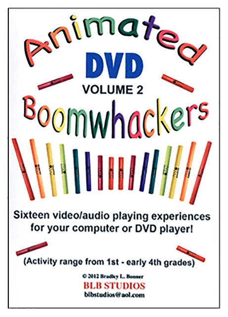 Boomwhackers "Animated Boomwhackers" DVD Only Percussion 4 Boomwhackers "Animated Boomwhackers" DVD Only Percussion