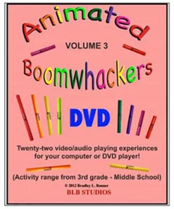 Boomwhackers "Animated Boomwhackers" DVD Only Percussion 7 Boomwhackers