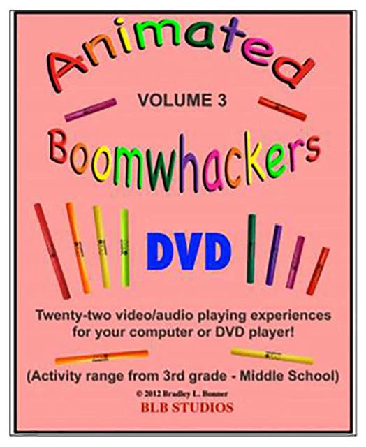 Boomwhackers "Animated Boomwhackers" DVD Only Percussion 5 Boomwhackers "Animated Boomwhackers" DVD Only Percussion