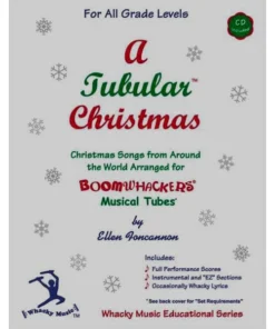 Percussion Boomwhackers "A Tubular Christmas" Book/CD