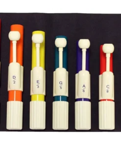 Crescendo Music Chroma-Notes Student 9-Note Pentatonic Handchimes Set