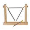 Opus Percussion Mano 6" Triangle On Wooden Stand With Striker Percussion