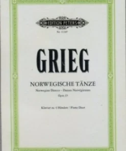 Hal Leonard Manuscript GRIEG Norwegian Dances Op. 35 No. 1-4